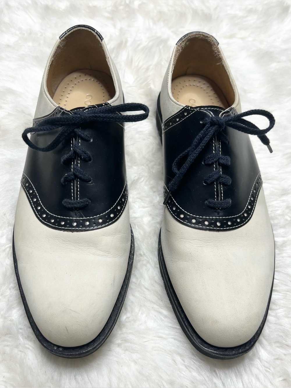 Cole Haan Men's Two-Tone Saddle Shoes Oxfords Size 8.5